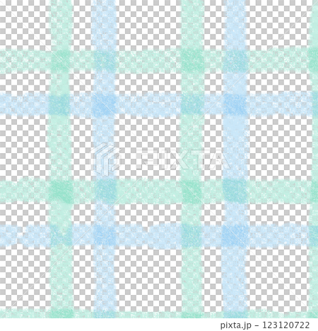 Green Blue Plaid Hand Drawn Background Pattern Overlay 123120722