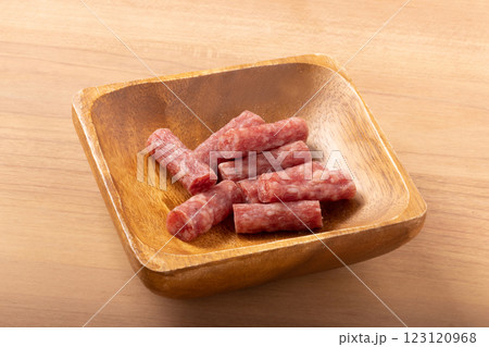 ［鹿児島県産　黒豚］サラミ 123120968