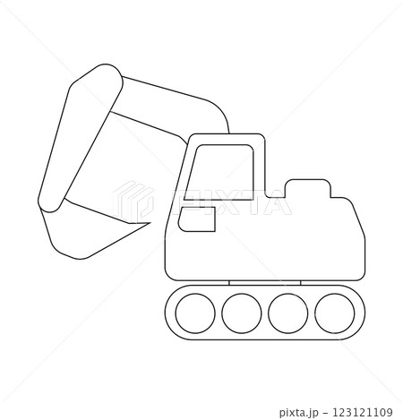 excavator icon vector excavator icon vector 123121109