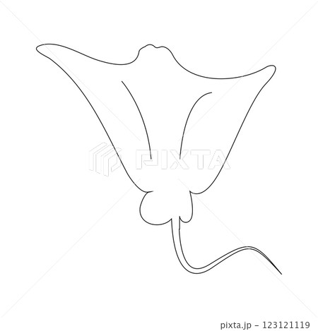 stingray icon vector 123121119