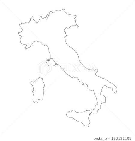 italy country map icon vector italy country map icon vector 123121195