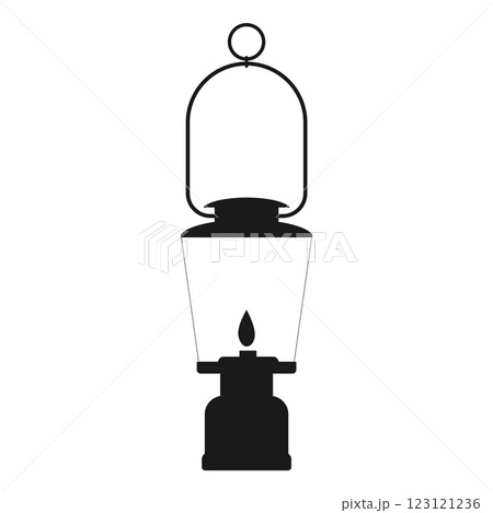 Camping Lantern icon vector Camping Lantern icon vector 123121236