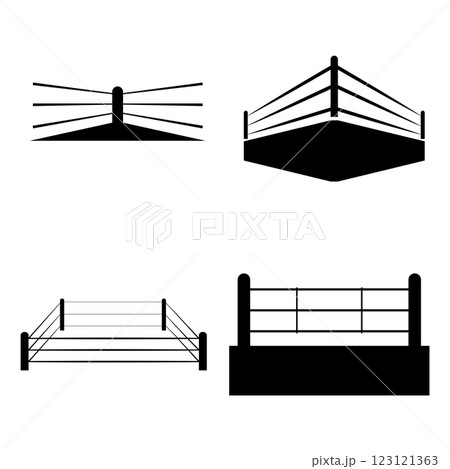 boxing ring icon vector boxing ring icon vector 123121363