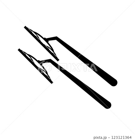 Wiper icon vector Wiper icon vector 123121364
