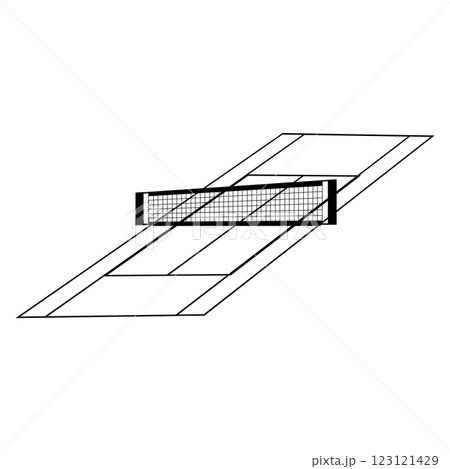 tennis court icon vector 123121429