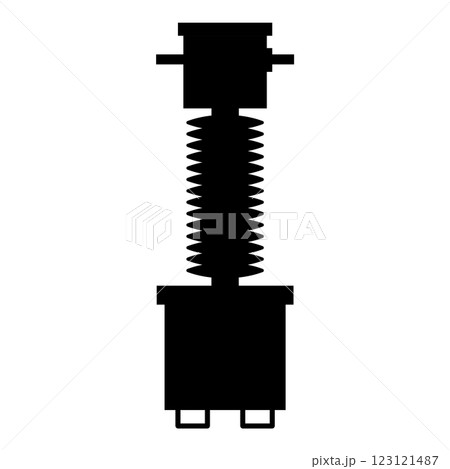 high voltage electrical transformer icon high voltage electrical transformer icon 123121487