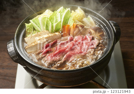 黒毛和牛すき焼き 黒毛和牛すき焼き 123121943