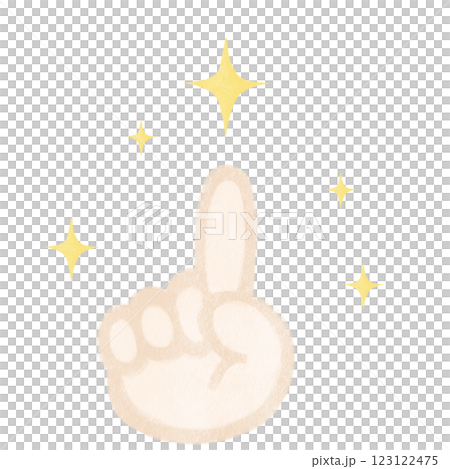 Simple hand illustration: pointing Simple hand illustration: pointing 123122475