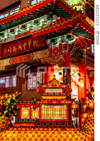 長崎ランタンフェスティバル2025新地中華街　【長崎市】 123122584