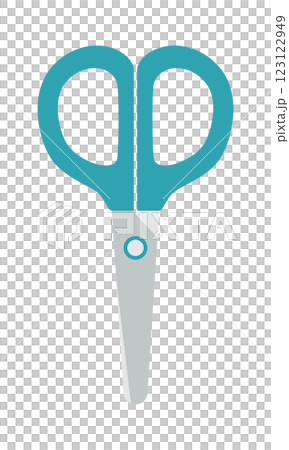 Scissors / Stationery / Vector illustration 123122949