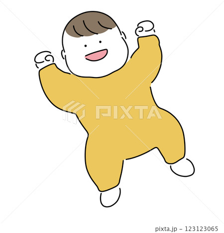 赤ちゃんの成長_仰向け 赤ちゃんの成長_仰向け 123123065