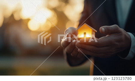 金融住宅市場のコンセプト 123123780