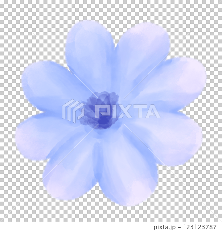 大綻放的丁香花手繪水彩畫 大綻放的丁香花手繪水彩畫 123123787