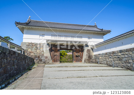 小田原城址公園の銅門（あかがねもん）【神奈川県・小田原市】 123123808