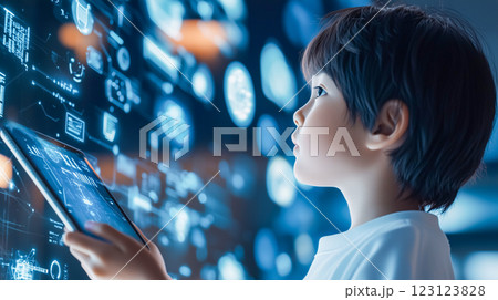 未来のAI支援学習、幼児教育のデジタル変革 未来のAI支援学習、幼児教育のデジタル変革 123123828