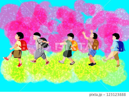 春の子供達 123123888