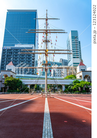 【東京都】竹芝駅前にある竹芝ふ頭のマスト 【東京都】竹芝駅前にある竹芝ふ頭のマスト 123124022