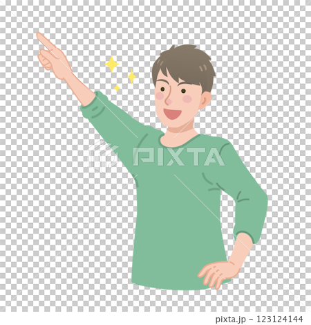 指向手指的一個人 123124144