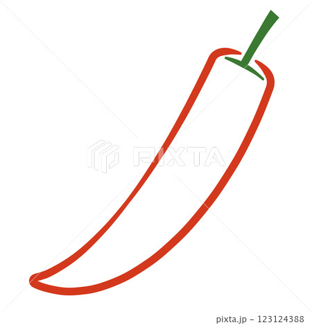 とうがらし 123124388