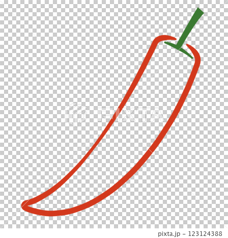 とうがらし 123124388
