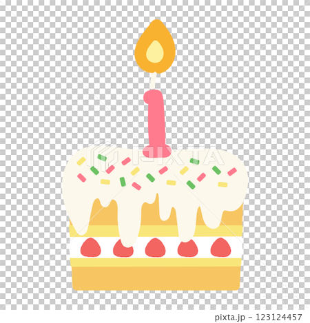 1 year old 1st anniversary birthday cake anniversary cake illustration 123124457