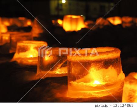 雪あかり 雪あかり 123124863