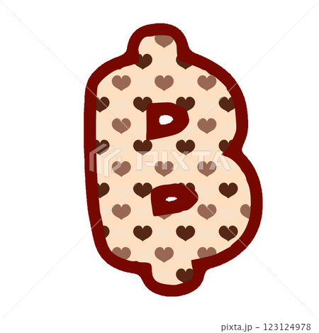 a heart shaped bath logo with brown and white hearts a heart shaped bath logo with brown and white hearts 123124978