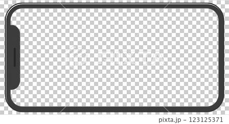 スマートフォン風のフレーム スマートフォン風のフレーム 123125371