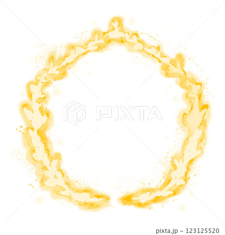 Golden Asymmetrical Neon Frame Illustration Template for Web and Print Golden Asymmetrical Neon Frame Illustration Template for Web and Print 123125520