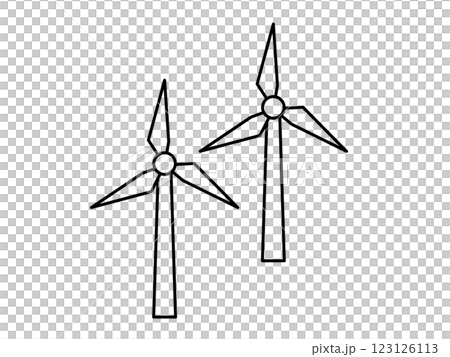 風力發電線圖示 生態與清潔能源符號 風力發電線圖示 生態與清潔能源符號 123126113