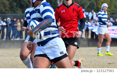 ラグビー、高校ラグビー 123127561