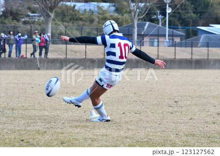 ラグビー、高校ラグビー 123127562