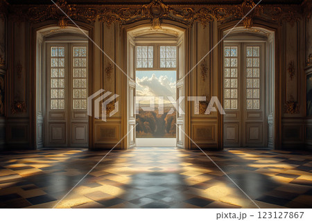 Intriguing space door design opens into modern apartment with sleek architecture Intriguing space door design opens into modern apartment with sleek architecture 123127867