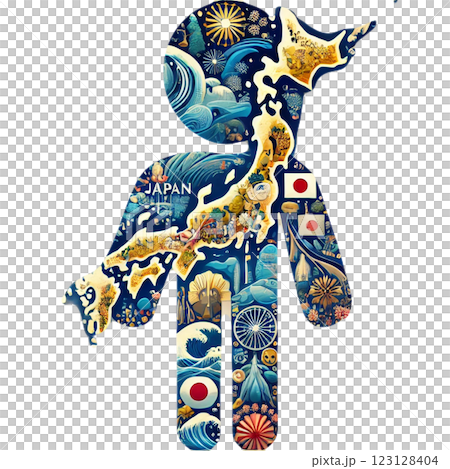 日本列島 123128404
