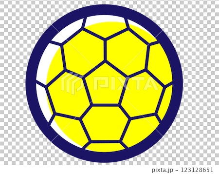 簡單的手球圖示/向量插圖素材(透明背景) 簡單的手球圖示/向量插圖素材(透明背景) 123128651