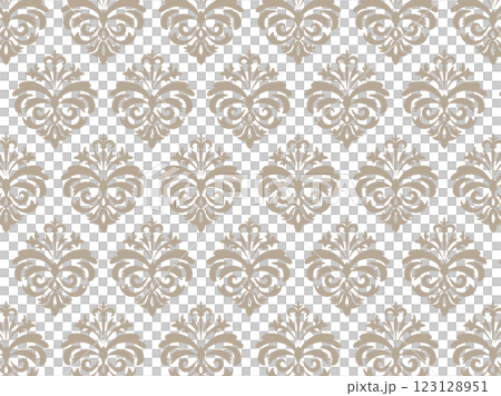 Victorian style seamless pattern botanical background illustration Victorian style seamless pattern botanical background illustration 123128951