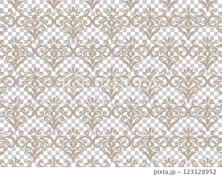 Victorian style seamless pattern botanical background illustration Victorian style seamless pattern botanical background illustration 123128952