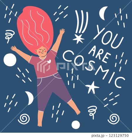 Believe in Your Own Cosmic Power 123129750