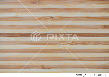 Bamboo board striped texture 123130194