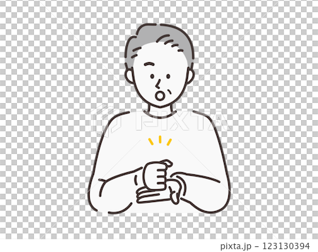 一位深信不疑的老人 123130394