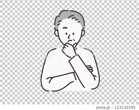 痛苦的老人 123130395