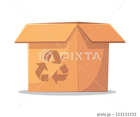 brown cardboard box vector illustration brown cardboard box vector illustration 123131555