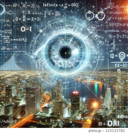 人工知能の目に映る数式とデータの流れ 人工知能の目に映る数式とデータの流れ 123131782