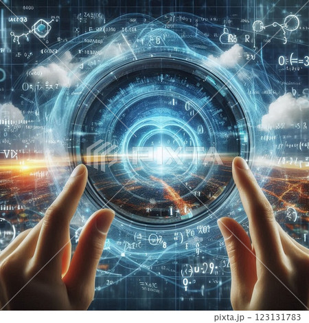 AIが解析する無限の情報ネットワーク 123131783