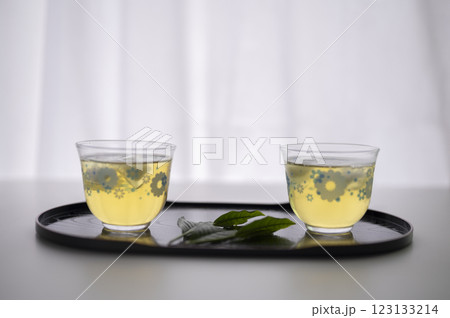 新茶を冷やして頂く 123133214