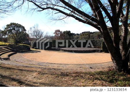 熊本県 肥後民家村 石のステージ 熊本県 肥後民家村 石のステージ 123133654