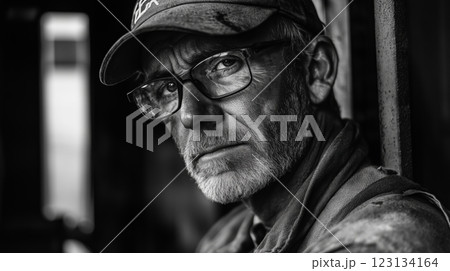 Hard working man on steel plant Hard working man on steel plant 123134164
