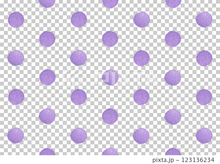 [Eraser stamp] Polka dot background illustration 123136234