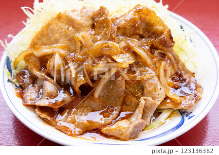 美味しい豚肉生姜焼き 美味しい豚肉生姜焼き 123136382