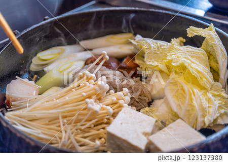 【#料理】すき焼き 【#料理】すき焼き 123137380